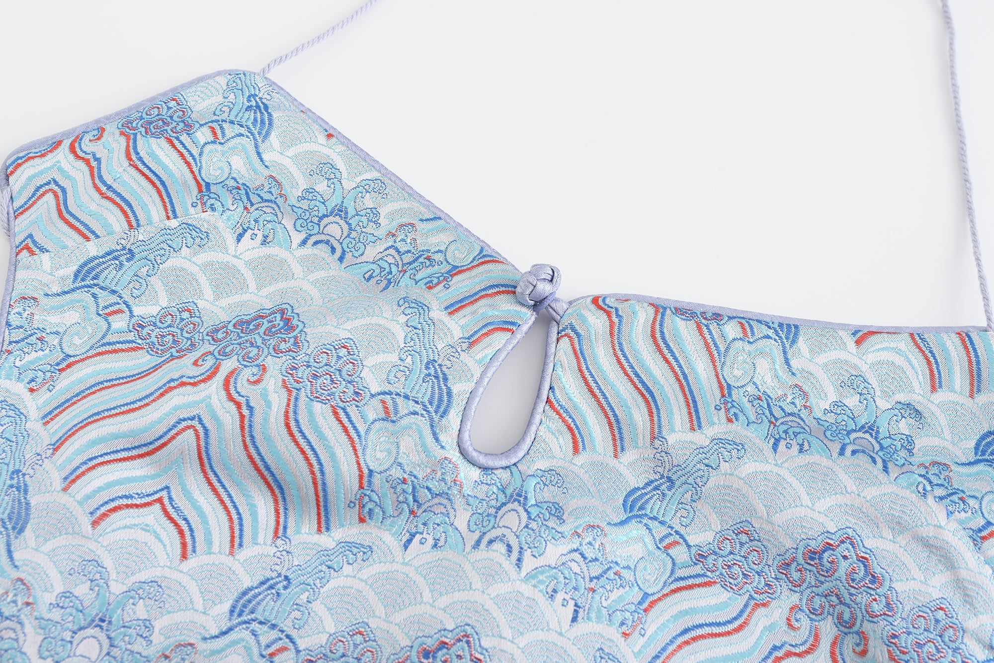 Dong Cropped Reversible Apron Top Periwinkle/Blue