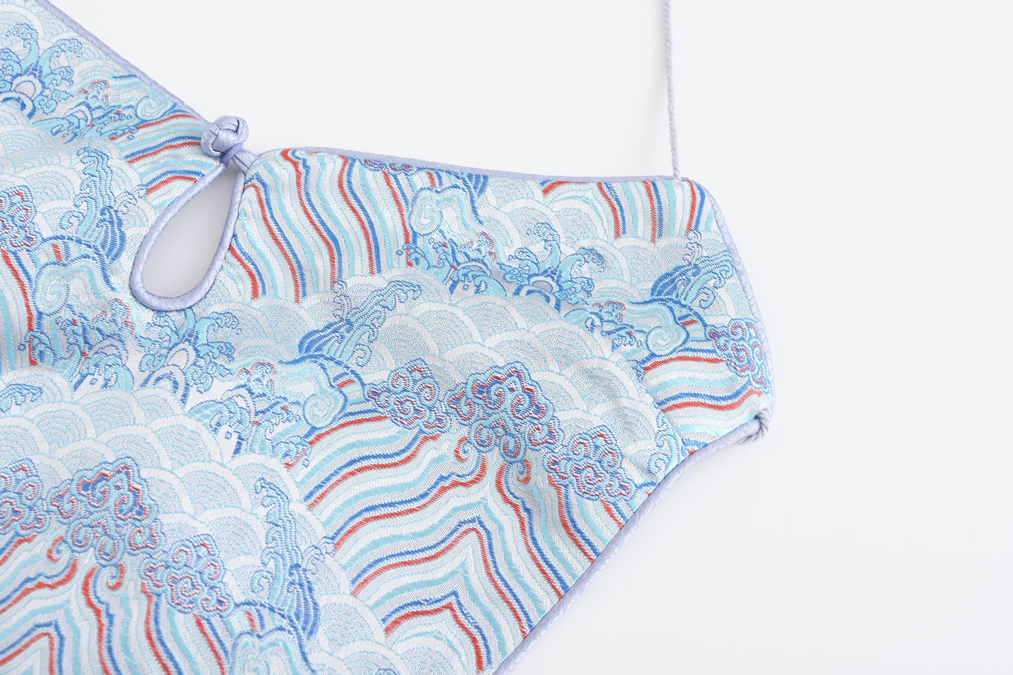 Dong Cropped Reversible Apron Top Periwinkle/Blue