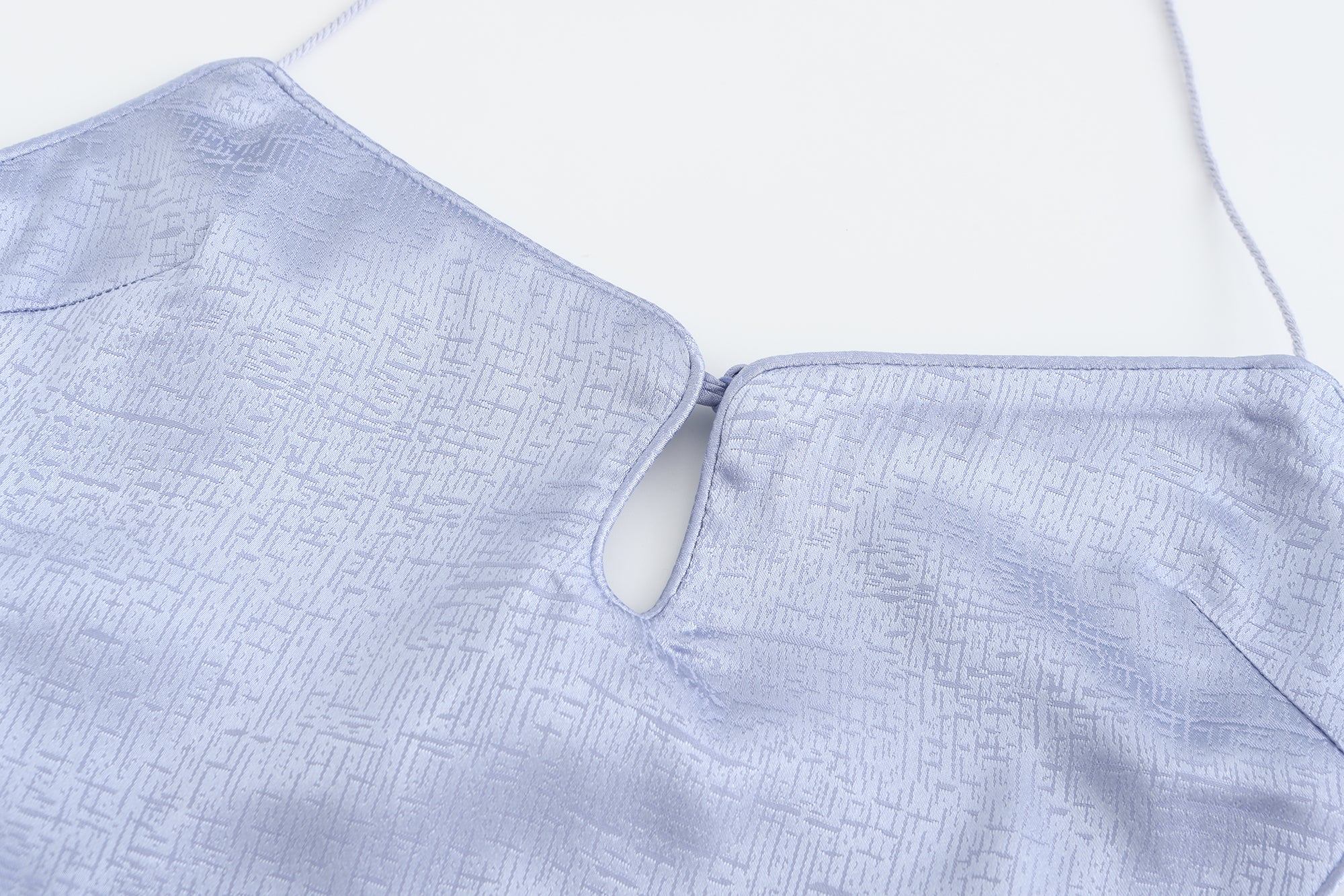 Dong Cropped Reversible Apron Top Periwinkle/Blue